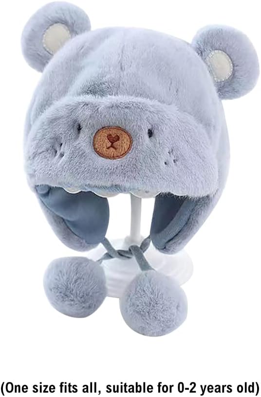 Cutie Cartoon Faux Fur warming for Boys Girls and Kids