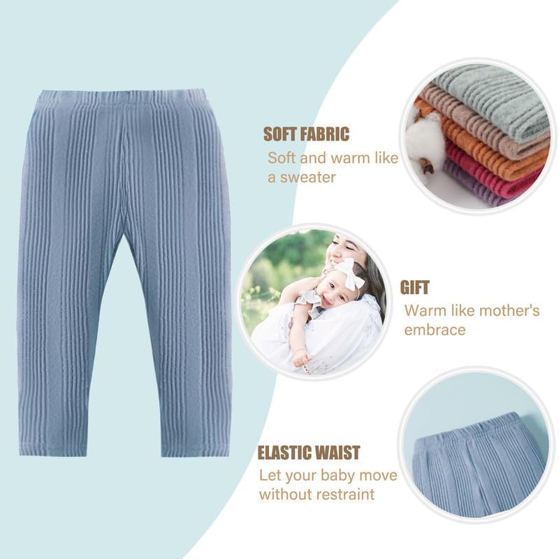 Stylish Toddler Girl Legging Pants 5-Pack