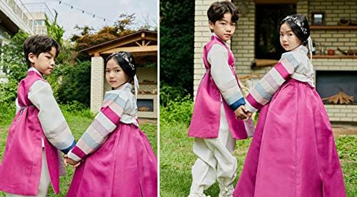 Korean Baby Girl Hanbok Top and Skirt Combo