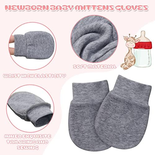 Comfortable No Scratch Baby Mittens