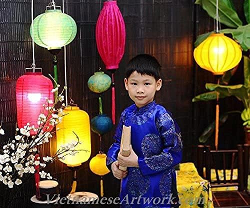 Royal Medallionsao da -Classic Vietnamese Trad DresUS 2T