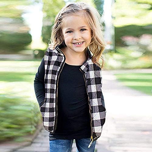 Toddler Kids Winter Puffer Vest for Girls and Boys