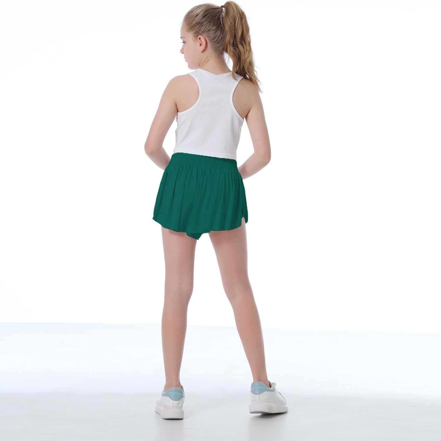Nexonic Flowy Preppy Relaxed Shorts for Women