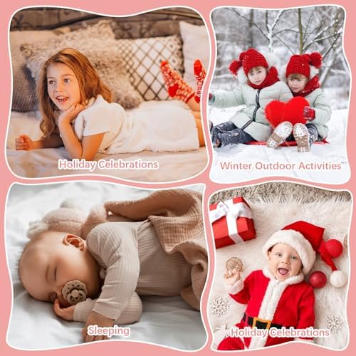 Durio Kids Fuzzy Sock Set for Girls