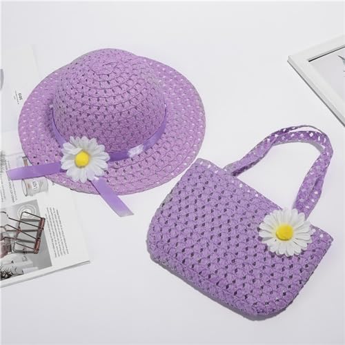 2 Piece Floral Sun Hats for Baby Girls Summer