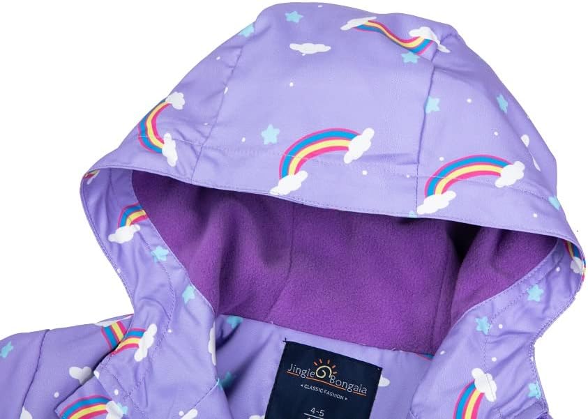 Jingle Bongala Waterproof Rain Jackets for Kids Adults