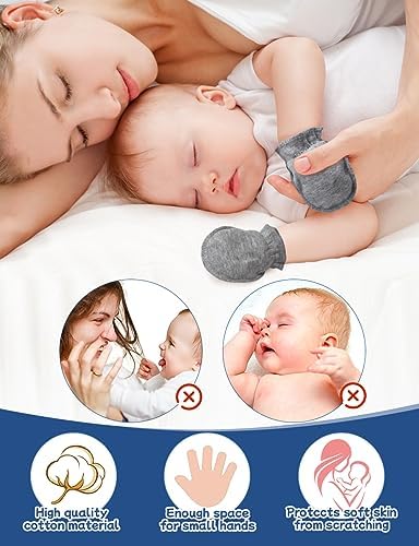 Cute Baby No Scratch Mittens