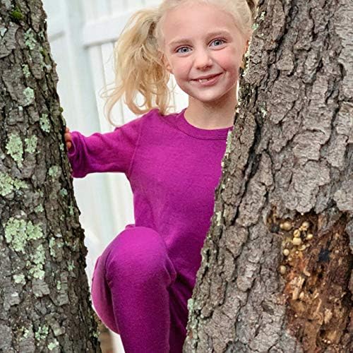 Minus33 Merino Wool Kids Midweight Crew - No Itch