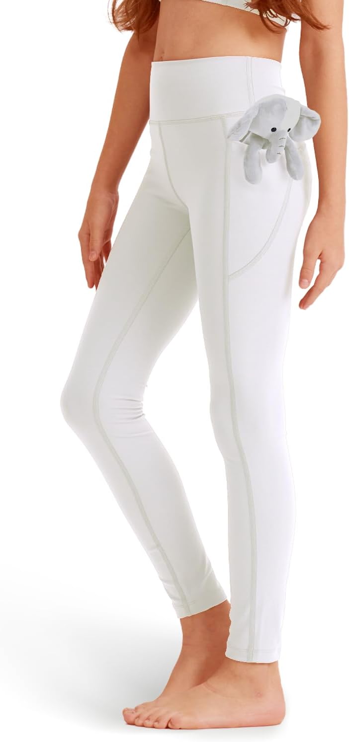 Girls Black Athletic Leggings