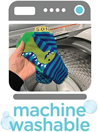 Totes Toddler Slipper Socks - Cozy Dino and Unicorn Design