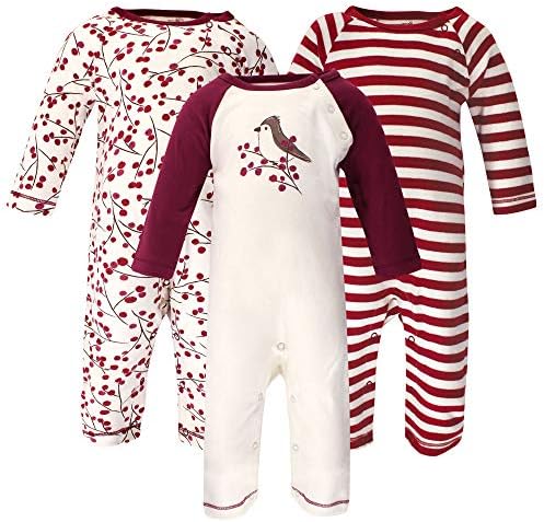 Touched by Nature Organic Cotton Rompers for Baby Girls