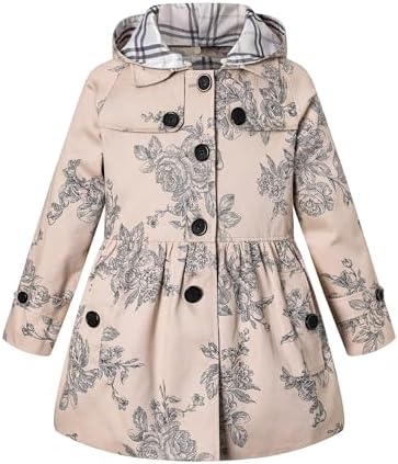 Perfect for Girls BinpaWs Little Girls Refined Trench Coat