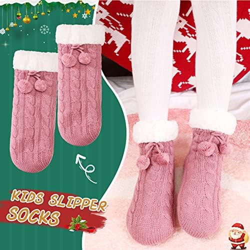 SeeyAN Kids Fuzzy Slipper Socks