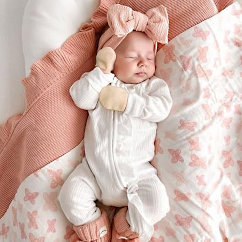BQUBO Baby Mittens - 6Pcs No Scratches Soft for 0-6M Boys Girls