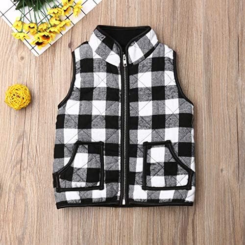 Toddler Kids Winter Puffer Vest for Girls and Boys
