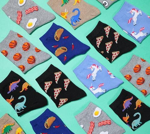 Hot Sox Kids Fun Dinosaur Crew Socks 1 Pair