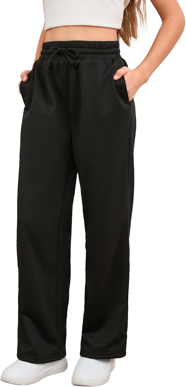 SOLY HUX Straight Wide Leg Sweatpants