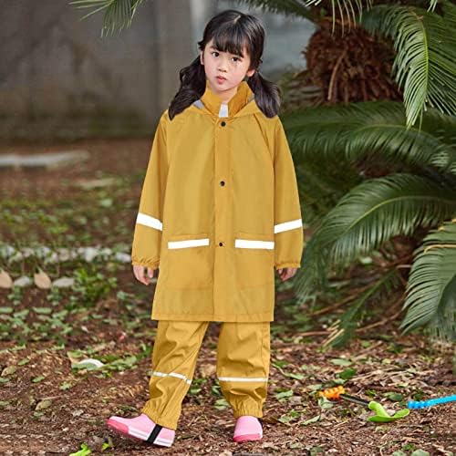 EnJo Cho Boys Windproof Rain Jacket for Kids US8-10