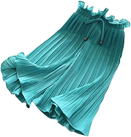 Soft Cotton Flowy Ruffled Pants for Babies