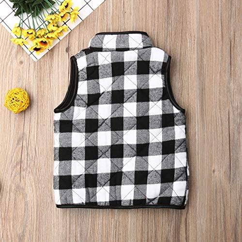 Toddler Kids Winter Puffer Vest for Girls and Boys