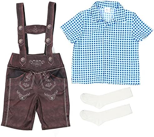 Outfit in a suspenders style