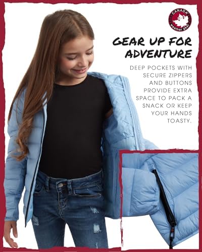 Available CanadaWeather Gear Puffie Jacket 7-16 - Lightweight packable waterproof