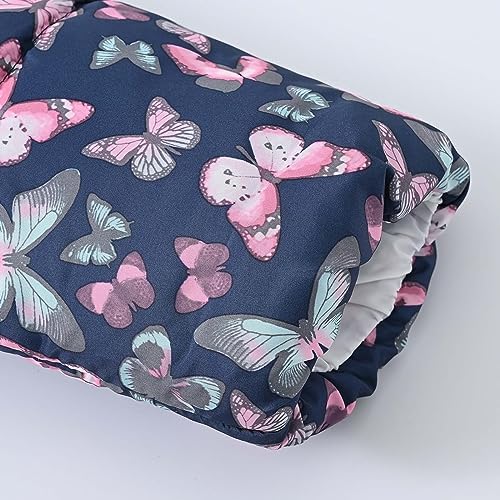 Thick Warm Down offic Print Puffer Jacket