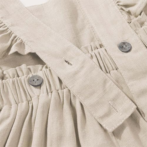 Cotton Linen Baby Jumpsuit