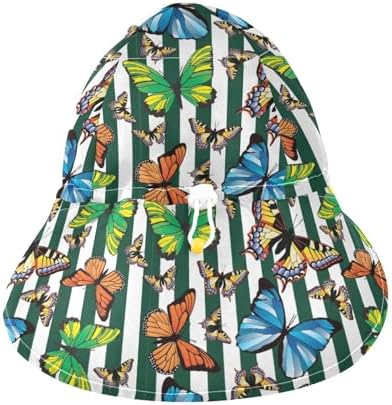 WIFIU Baby Striped Sun Hat for Boys Girls 2-4T