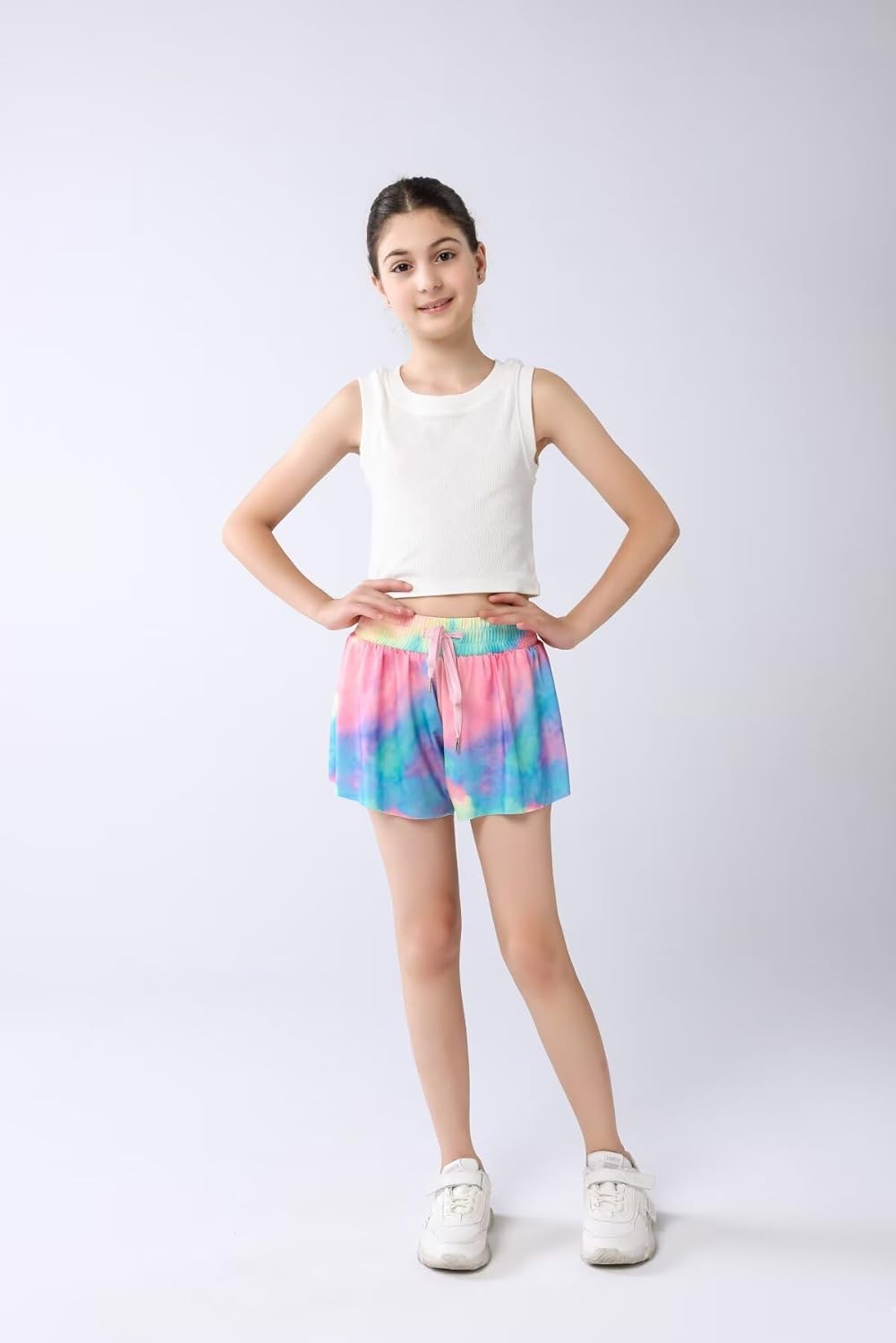 ZQAJUXG Flowy Spandex Shorts - Active Trendy and Supportive