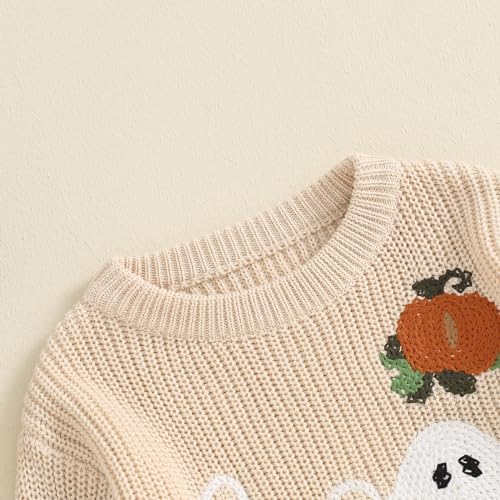 Halloween Toddler Outfit Knit Sweater Set