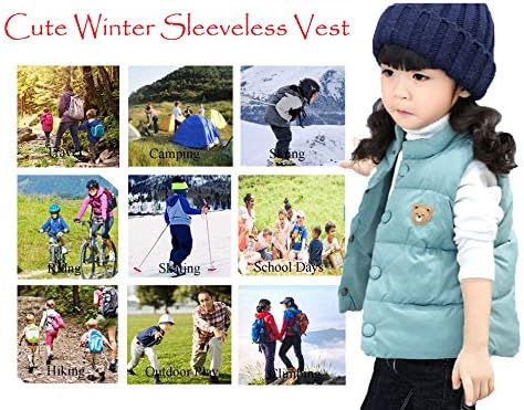 Cute Lightweight Winter Puffer Vest for Kids