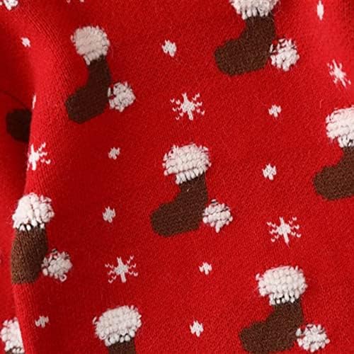 Baby Girl Christmas Sweater Chunky Knit Warm Pullover