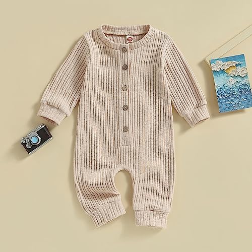 Adorable Itxt Romper for Newborn Button Jumpsuit Baby Girl Boy