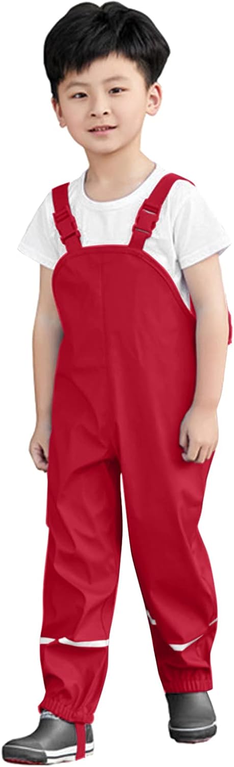 Little Ones Waterproof Rain Suspender Pants