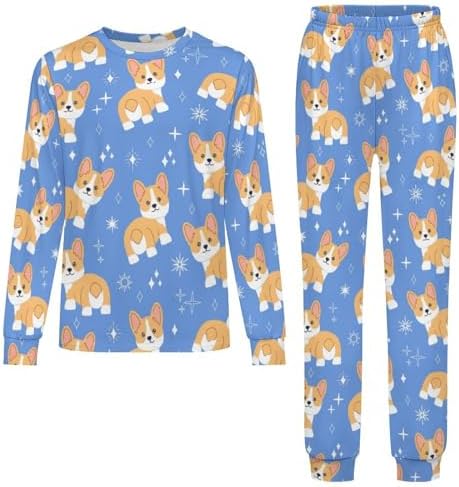 Meiko Kids Soft Long Sleeve Shirt Base Layer Bottoms Set