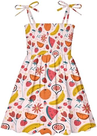 Beessbest Toddler Girls Polka Dot Print Dress Casual Beach Wear