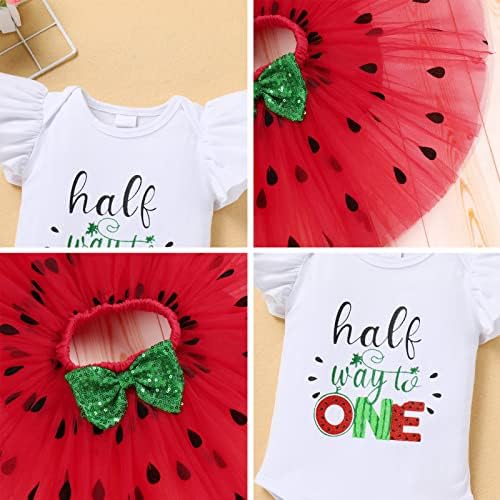 Cute Baby Girl Watermelon Theme 1st2nd Birthday Set
