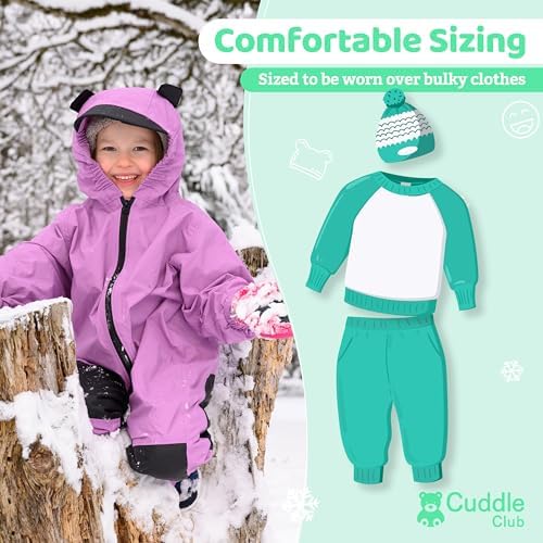 Cuddle Club Kids Muddy Buddy Waterproof Rain Suit One-Piece