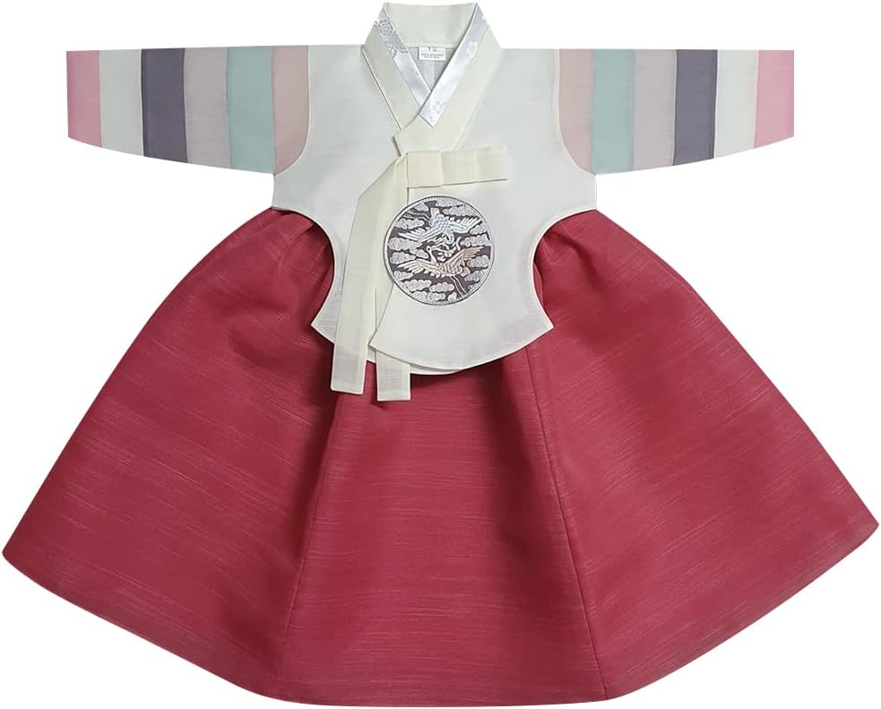 Korean Baby Girl Traditional Hanbok Dress - Elegant Special Occasion