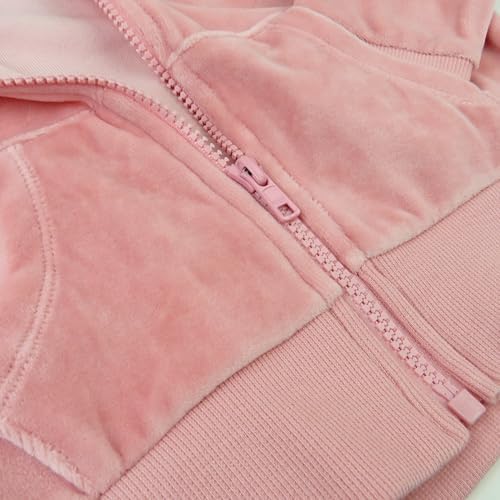 HonestBaby Organic Cotton Velour Tracksuit Set