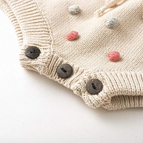 Simplee Kids Baby Girl Sleeveless Romper with Pom Poms