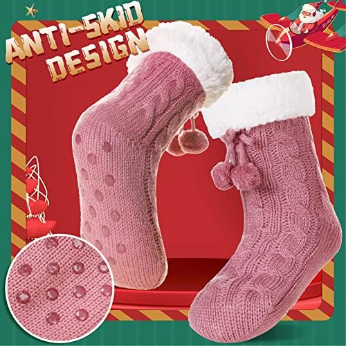 SeeyAN Kids Fuzzy Slipper Socks