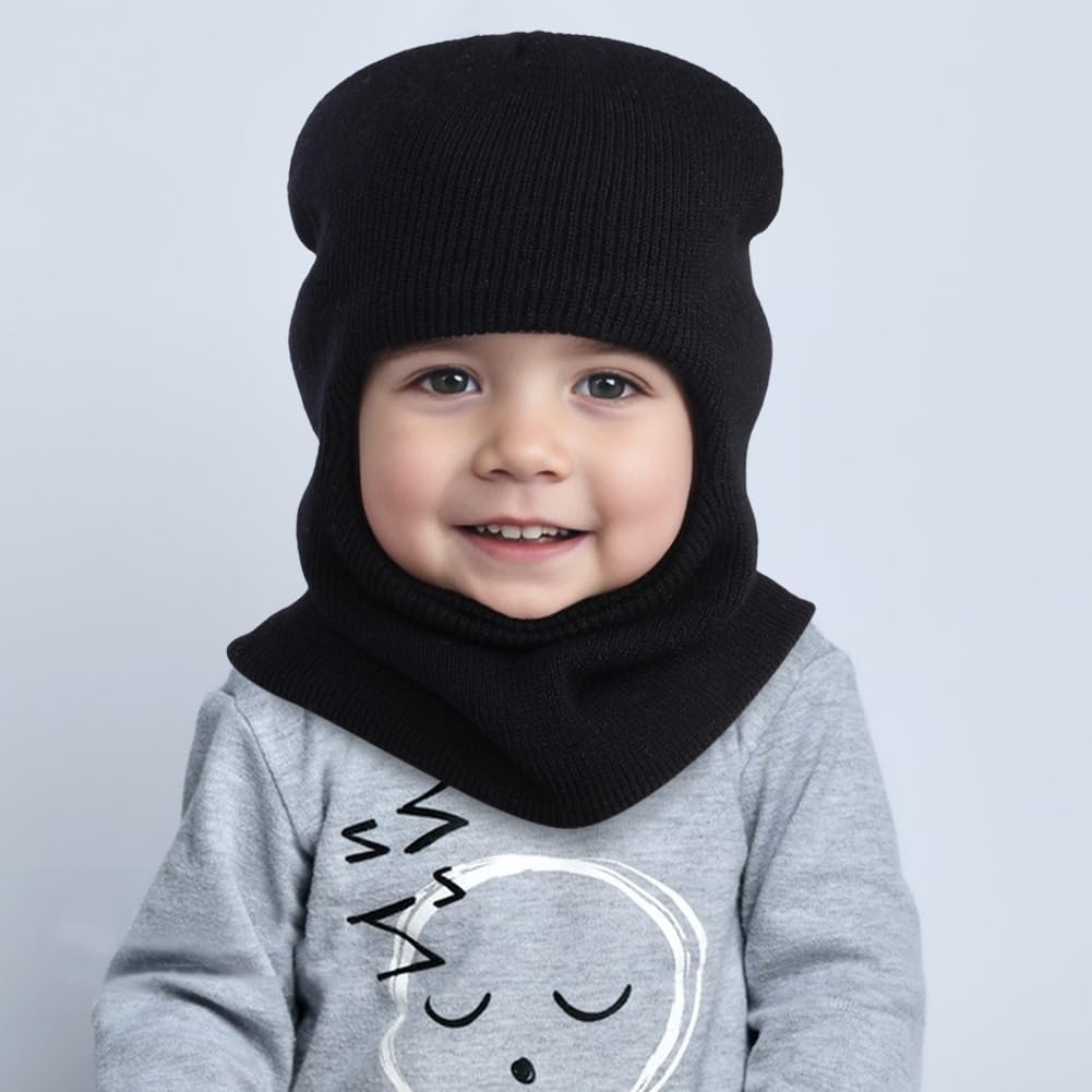 IKASUS Baby Winter Hat Fleece Lined Snug Fit for Kids