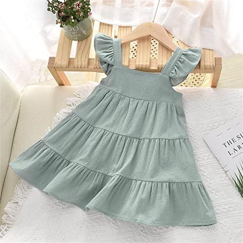 Super soft retro ruffle dress for babies
