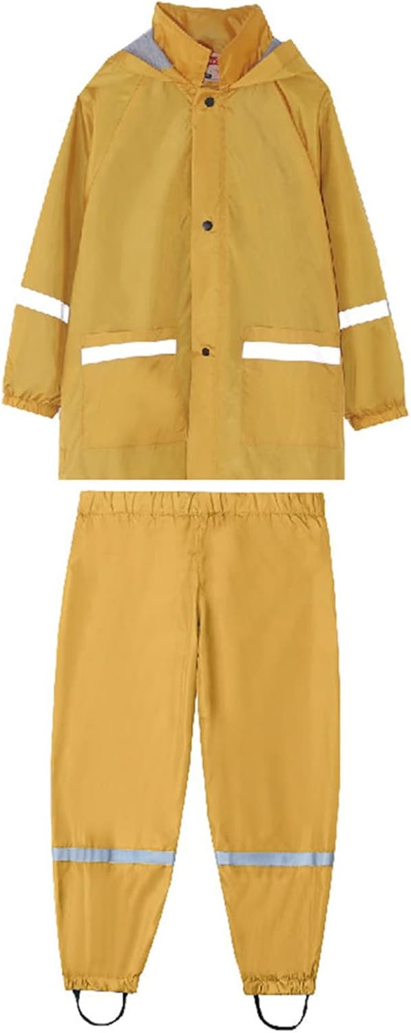 EnJo Cho Boys Windproof Rain Jacket for Kids US8-10