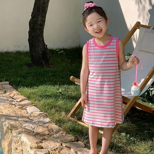 Cute Sleeveless Pleated Dress for Baby Girl