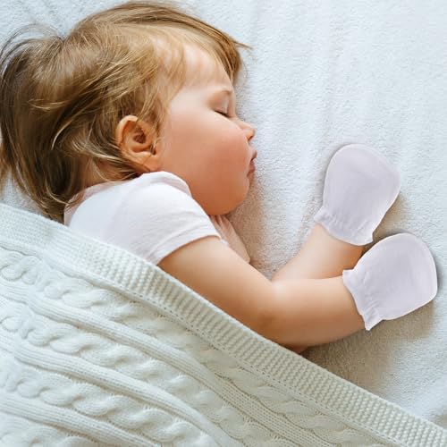 8 Pairs Cotton mittens newborn No Scratch