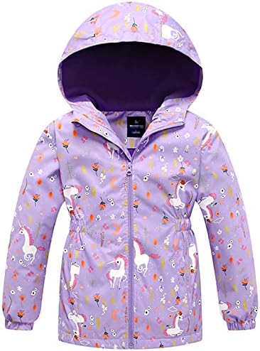 NerbeY Sport Specific Clothing Zip-Up Hooded Girls Wind-Resistant Jacket
