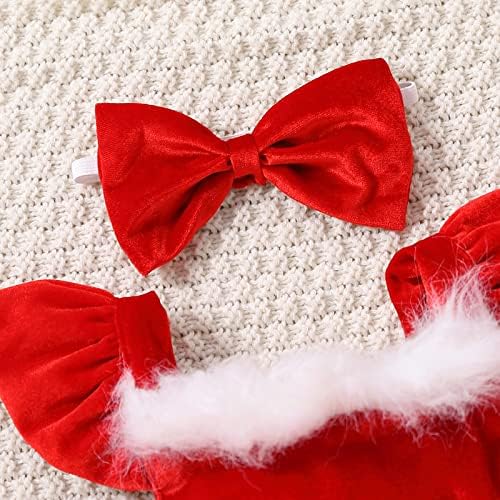 Red Santa Claus Dress for Toddlers Perfect Winter Christmas Party Outfit